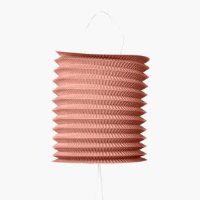 Papirlanterne cylinder, rosegold 16