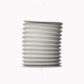 Papirlanterne cylinder, slv 16