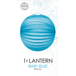 Papirlanterne rund, lysebl 25