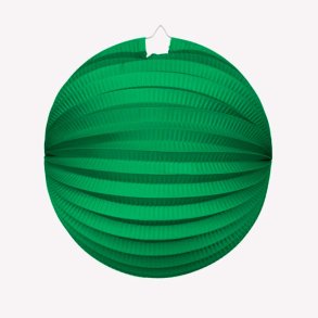 Papirlanterne rund, grn 25