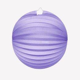 Papirlanterne rund, lyslilla 25