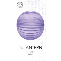 Papirlanterne rund, lyslilla 25