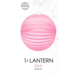 Papirlanterne rund, baby lyserd 25