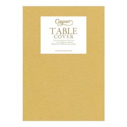 Papirsdug fra Caspari, Guld,160x250 cm.