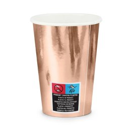 Papkrus, Shiny kobber, 220 ml. 6 stk.