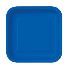 Paptallerkner Middag - Bl, 14 stk.