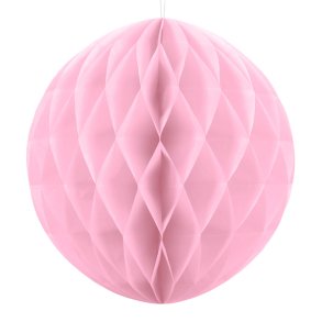 Pom pom/honeycomb, lyserd, 40 cm