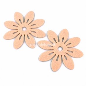 Bloklys bordskner, Pudder/nude, 6 stk