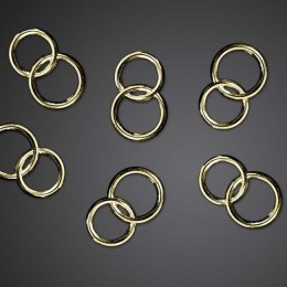 Bordpynt, guldringe, 25 stk.