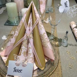 Bordpynt, slvringe, 25 stk.