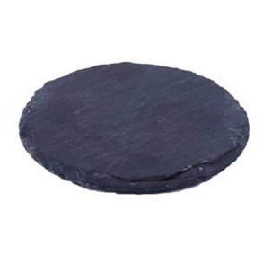 Skiferplade, Lille rund 10 cm.