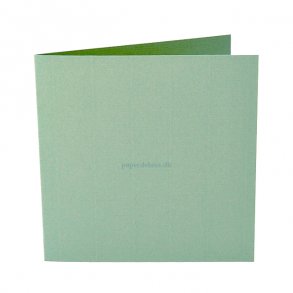 Dobbeltkort, 15,7x15,7 cm, Stvgrn