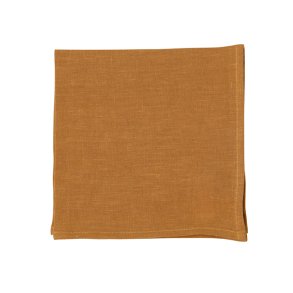 Stofserviet i hr, Okker, 40x40, 2 stk.