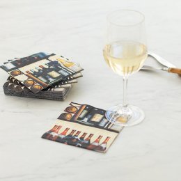 Caspari servietter, vinflasker, Cocktail/kaffestr. 20 stk.
