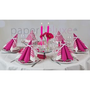 Borddkning Pink strib