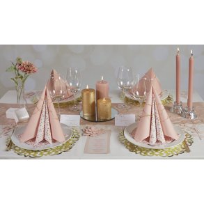 Borddkning Pudder og Guldblade