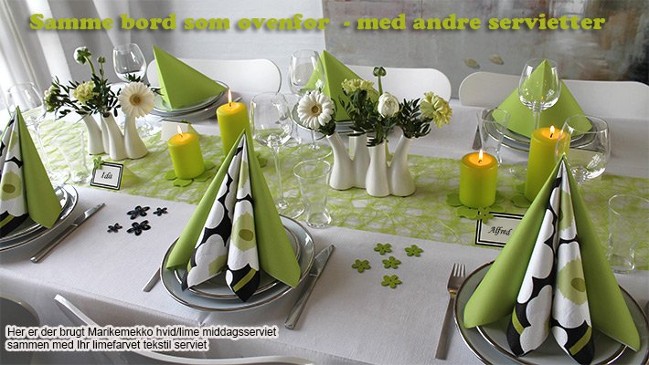 Limefarvet bord paperdeluxe.dk
