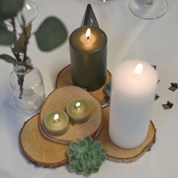 Borddkning Armygrn Strib