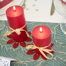 Borddkning Vinterblade og grene