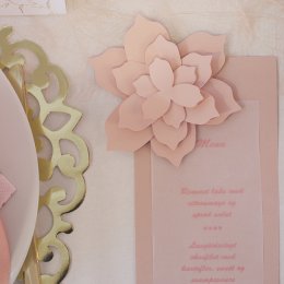 Borddkning Pudder og Guldblade