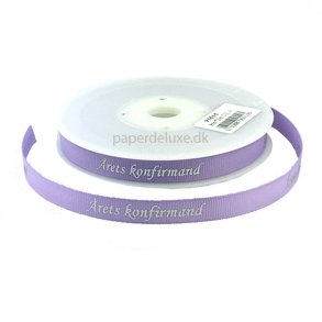 Bnd, rets konfirmand, Lilla grosgrain 20 meter. 