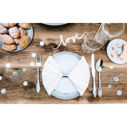 Konfetti cirkler, Slvglimmer, 1 pose