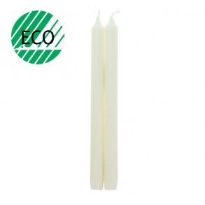 Svanemrkede ECO kronelys, Creme/elfenben, 2 stk