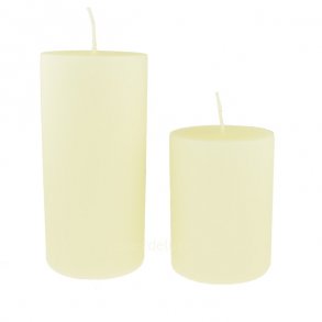 Cremefarvet bloklys, 7x10 cm, 52 timer, 1 stk. (det lave)