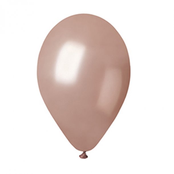 Balloner, Gammelrosa/Rosegold perlemor, 8 stk.