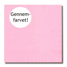 Lyserde gennemfarvede middagservietter, 20 stk.