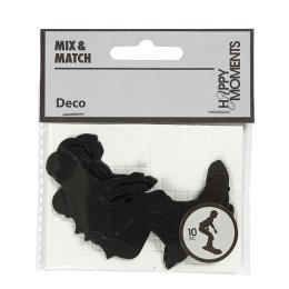 Kartonmrkat, Skater inkl. klbepuder, 10 stk.