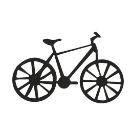 Kartonmrkat, Cykel inkl. klbepuder, 10 stk.