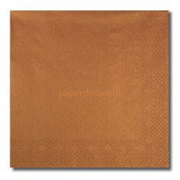 Middagservietter, Kobberfarve, 20 stk.