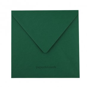 Kuvert, Mrkegrn, 16,5 x 16,5