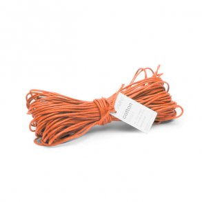 Orange bomuldvoksbnd, 20 meter