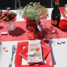 Papirpotteskjuler, rd, 1 stk.