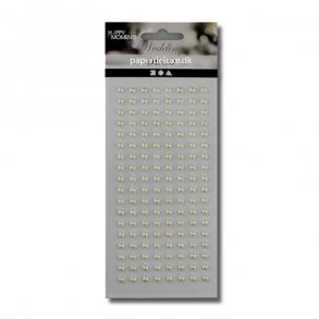 Stickers til invitationer/bordkort - Stenperler, 144 stk.