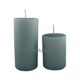 Stvet bl bloklys, 7x15 cm., 82 timer, 1 stk. (det hje)