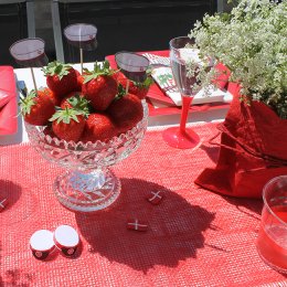 Studenterhuer p pind, 30 stk. Rd