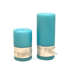 Turkis bloklys, 6x10 cm., 32 timer, 1 stk. (det lave)