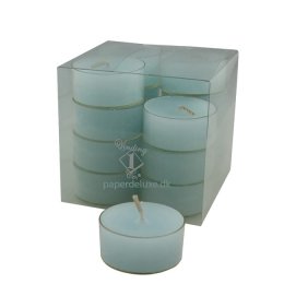 Lysebl fyrfadslys, 12 stk.