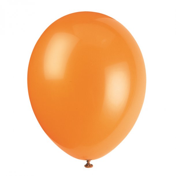 Balloner, Orange perlemor, 8 stk.