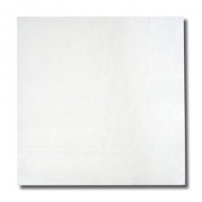 Caspari Servietter Hvid Perlemor, Middagsstr.