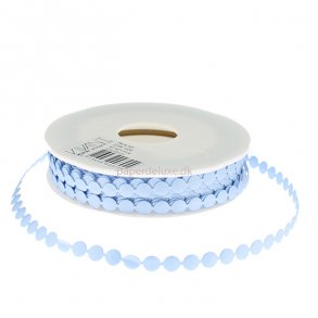 Satinbnd, perla lysebl, 10 meter