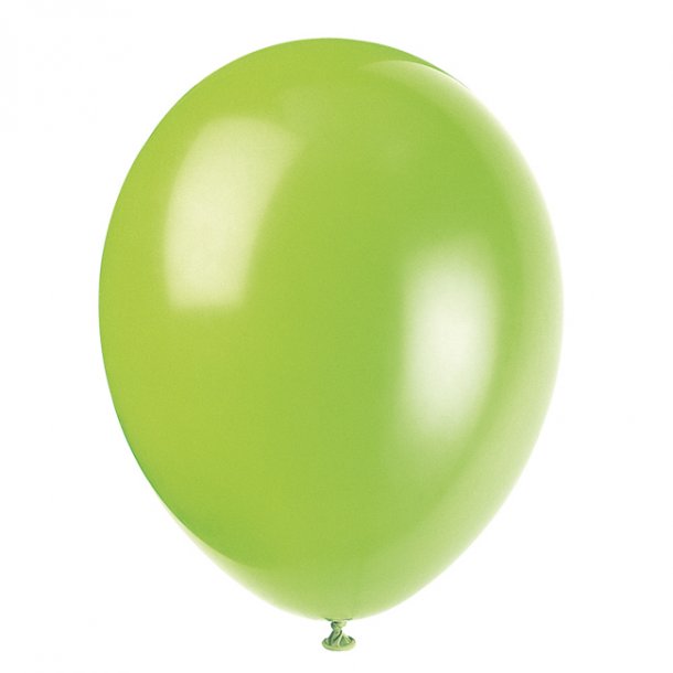 Balloner, Lime perlemor, 8 stk.