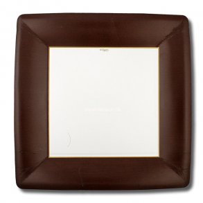 Caspari Paptallerkner Middag - Brun, 8 stk.