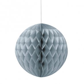 Pom pom/honeycomb, slv 20 cm