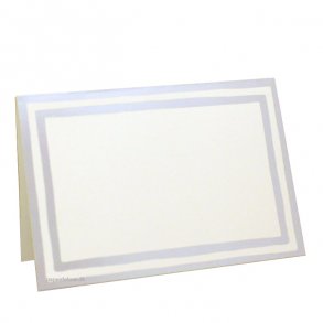 Bordkort fra Caspari, Slv/Hvidstribet, 8 stk.