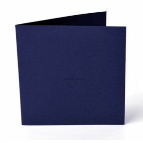 Dobbeltkort, 15,7x15,7 cm, Mrkebl