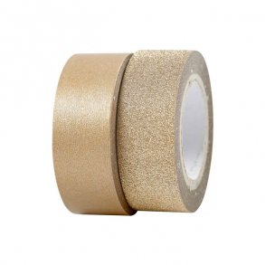 Designtape/maskingtape, kobber, 2 stk.